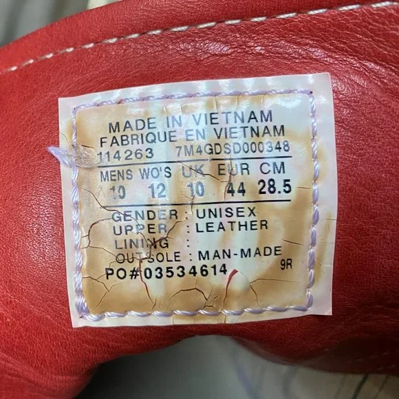 Converse Men’s Cream High-Top Sneakers with Pink Accents - Picture 7 of 9